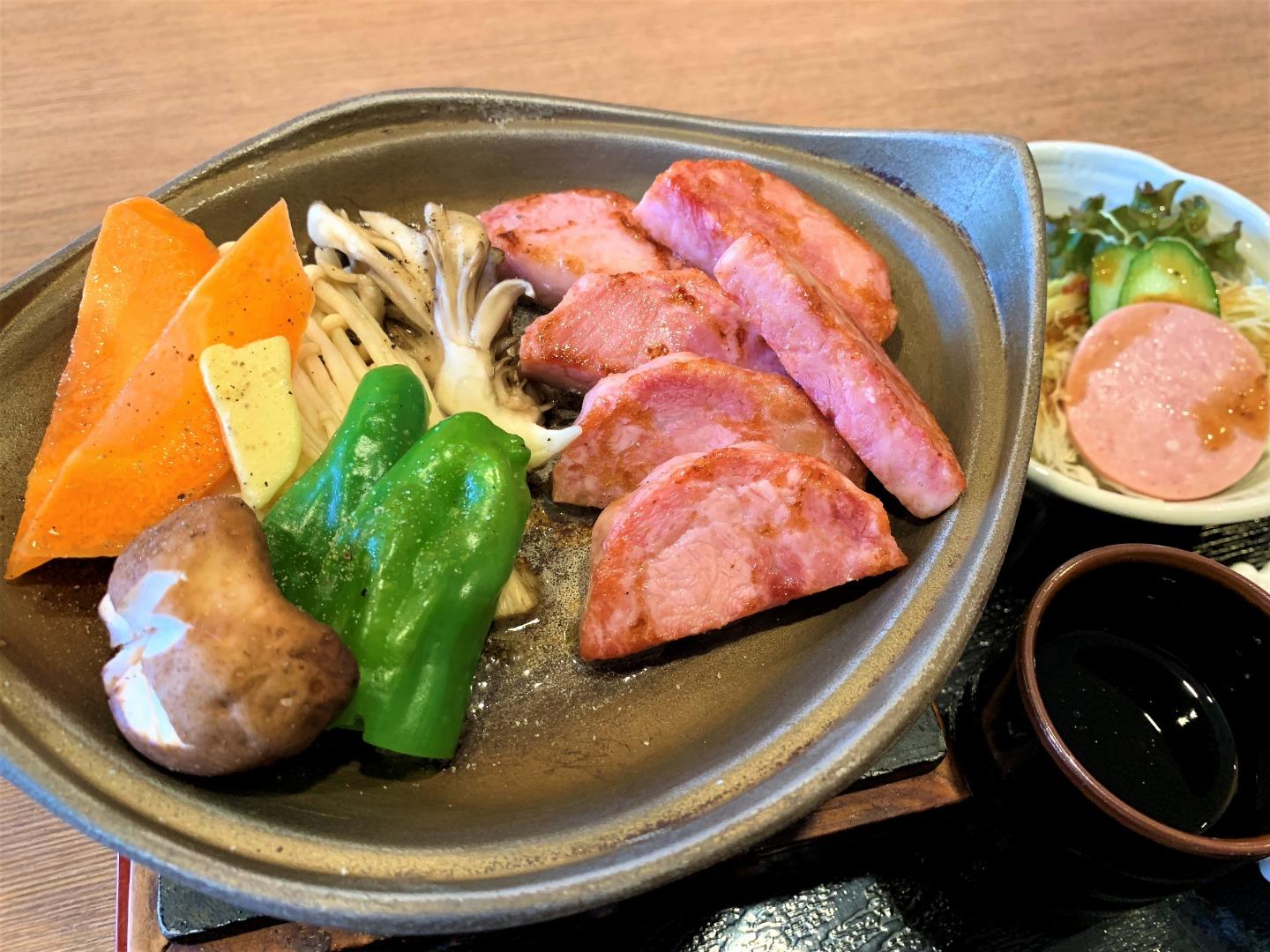 明宝ハムステーキ定食 喫茶 明宝 郡上市 No 56 ブログ Fm Gifu エフエム岐阜